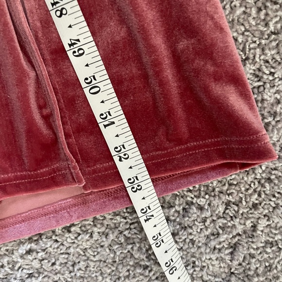 Jessakae | Everly Pink Velvet Flutter Sleeve Maxi Dress Gown Bridesmaid Formal - Picture 6 of 9